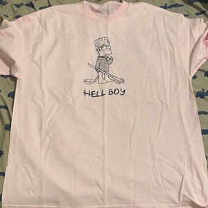 Superr Radical Hellboy Bart Simpson Tee
